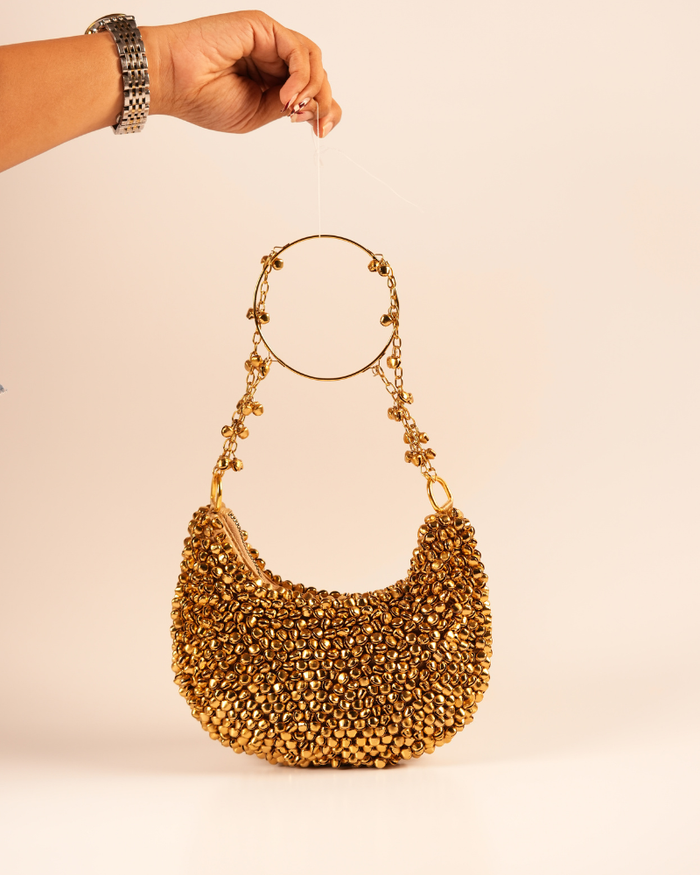 The Golden Ghungroo Handbag