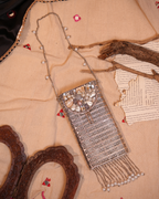 Silver Heritage Phone Sling with Mother of Pearl