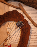 Beautiful Oxidised Flower Hair Pin