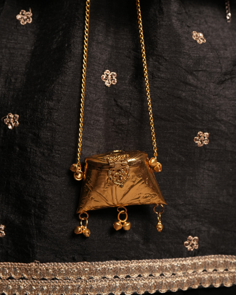 Golden Traditional Nano Bag