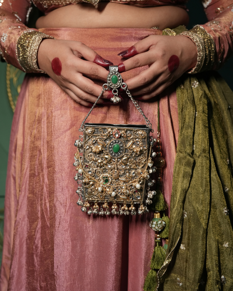 Tyohaar Silver Juda Bag