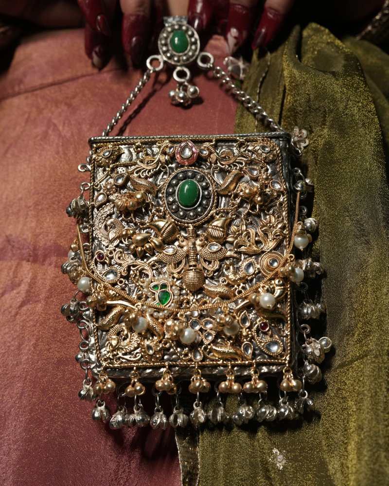 Tyohaar Silver Juda Bag