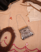Silver Heritage Rectangle Batua