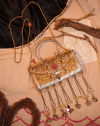 Tyohaar Royal Heritage Batua with Traditional Hanging
